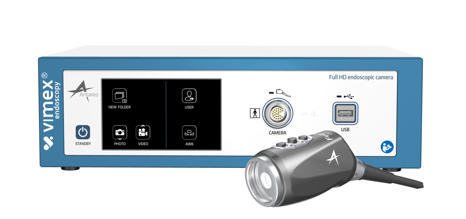 Aukštos raiškos endoskopinė kamera VIMEX Antares FULL HD 